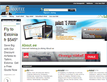 Tablet Screenshot of about.ee