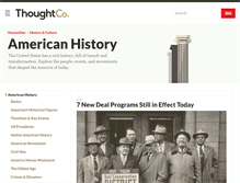 Tablet Screenshot of americanhistory.about.com