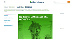 Desktop Screenshot of animalcareers.about.com