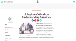 Desktop Screenshot of annuities.about.com