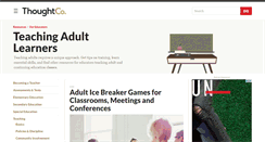 Desktop Screenshot of adulted.about.com