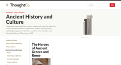 Desktop Screenshot of ancienthistory.about.com